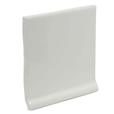 U.S. Ceramic Tile Bright Snow White 4-1/4 in. x 4-1/4 in. Ceramic Stackable Cove Base Wall Tile U072-AT3401-1
