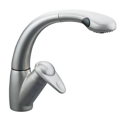 KOHLER Kitchen Faucets. Avatar Single-Handle Pull-Out Sprayer Kitchen Faucet in Vibrant Stainless Steel with Lever Handle