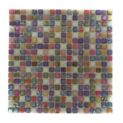 Splashback Glass Tile Capriccio Scandicci 12 in. x 12 in. Glass Floor and Wall Tile CAPRICCIO SCANDICCI GLASS TILE