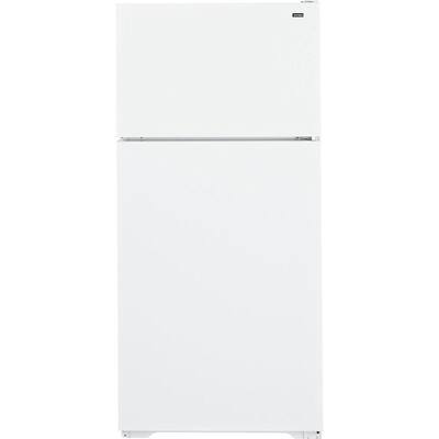 Hotpoint 28 in. W 15.6 cu. ft. Top Freezer Refrigerator in White HTR16BBERWW