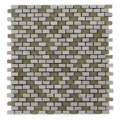 Splashback Glass Tile Paradox Occult 12 in. x 12 in. Mixed Materials Floor and Wall Tile