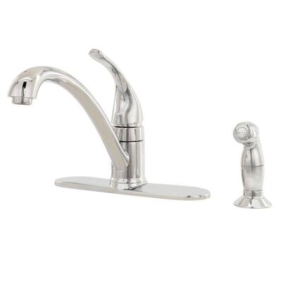 MOEN Kitchen Faucets. Torrance Single-Handle Side Sprayer Kitchen Faucet in Chrome