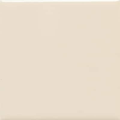 Daltile Semi Gloss 4-1/4 in. x 4-1/4 in. Almond Group 2 Colors Ceramic Floor And Wall Tile K165441P1