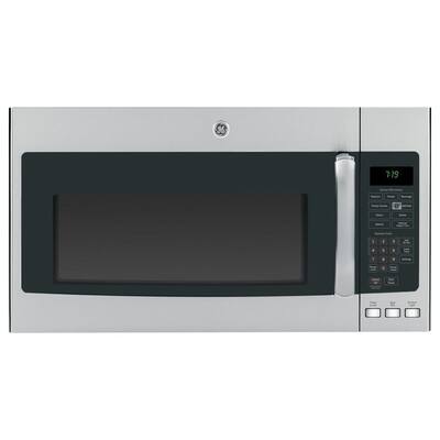 GE 1.9 cu. ft. Over the Range Microwave in Stainless Steel with Sensor Cooking JVM7195RFSS