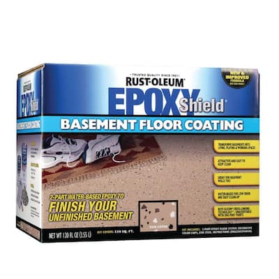 Rust-Oleum Epoxy Shield Basement 1 gal.Tan Floor Coating Kit 203844