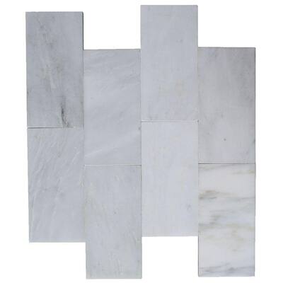 Splashback Glass Tile Oriental 3 in. x 6 in. Marble Floor and Wall Tile ORIENTAL 3X6 MARBLE TILE