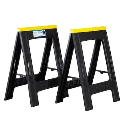 23 in. Compact Sawhorse (Twin Pack)-17182236 - The Home Depot