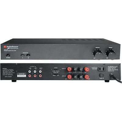 AudioSource 2-Channel Bridgeable Stereo Power Amplifier - 2 X 50-Watts (8 Ohms), 2 X 60-Watts (4 Ohms) AMP-100