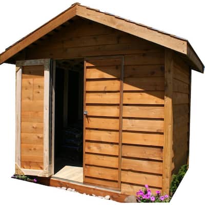  ft. x 6 ft. Cedar Storage Shed-DISCONTINUED-YS86A - The Home Depot