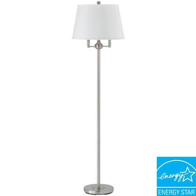 Cal Lighting Andros Floor Lamp with Six Way in Brushed Steel