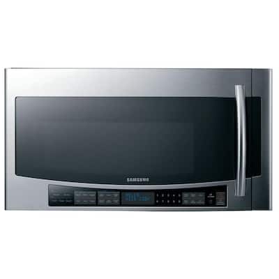 Samsung 2.1 cu. ft. Over the Range Microwave in Stainless Steel with Sensor Cooking SMH2117S