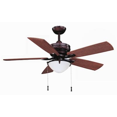 Hampton Bay Four Winds 54 in. Indoor/Outdoor Weathered Bronze Ceiling Fan AC457-WB