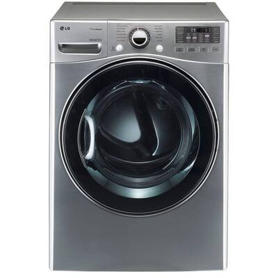 LG DLEX3470V - 7.3 cu. ft. Electric Dryer with Steam in Graphite Steel