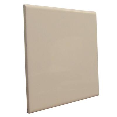U.S. Ceramic Tile Bright Fawn 6 in. x 6 in. Ceramic Surface Bullnose Wall Tile U785-S4669