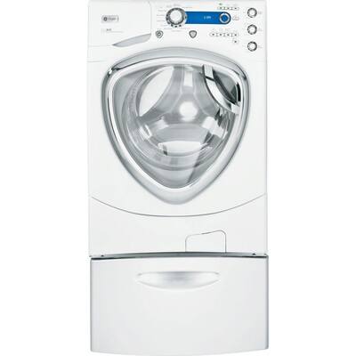 GE Profile 4.3 cu. ft. High-Efficiency Front Load Washer with Steam in White PFWS4600LWW