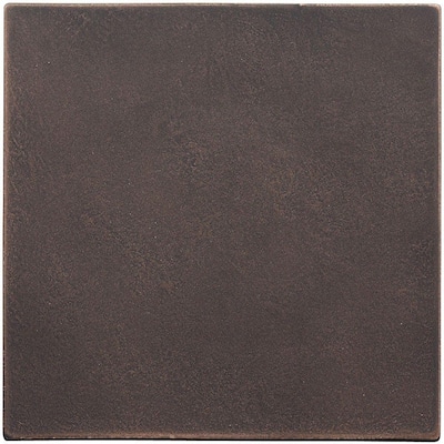Weybridge 4 in. x 4 in. Cast Metal Field Tile Dark Oil Rubbed Bronze Tile (8 pieces / case) MD403070003HD