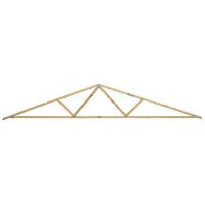 24 ft. 4/12 roof pitch 24 in. on center Roof Truss-269520 - The Home ...