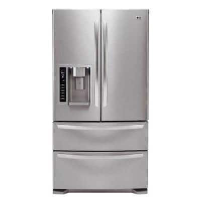 Counter  Refrigerators on Reviews For 20 5 Cu  Ft  Counter Depth 4 Door French Door Refrigerator