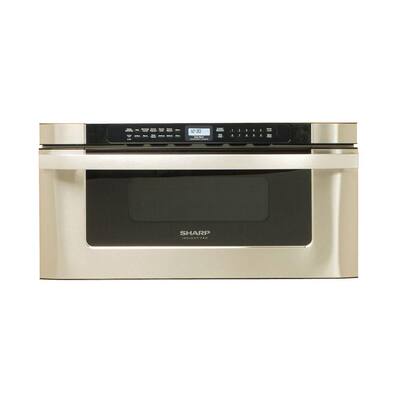 Sharp 30 in. W 1.2 cu. ft. Built-in Microwave Drawer in Stainless Steel with Sensor Cooking KB6525PS