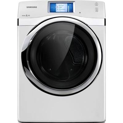 Samsung 7.5 cu. ft. Gas Dryer with Steam in White DV457GVGSWR