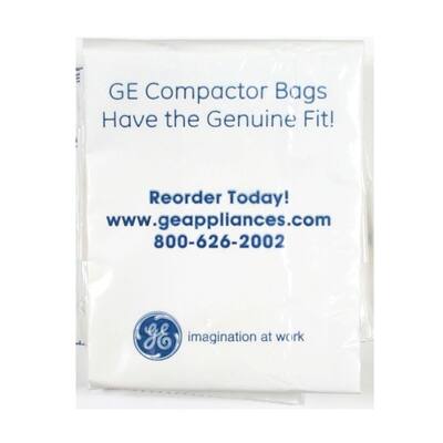GE 15 in. Heavy Duty Square Compactor Bags for Trash Compactors WC60X5017