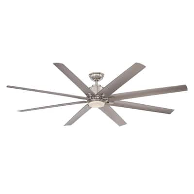 Home Decorators Collection Kensgrove 72 in. LED Brushed Nickel Ceiling ...