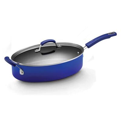  Rachael Ray Porcelain Covered Oval Saute Pan 