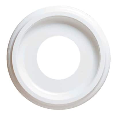 ... 10 in. Smooth White Finish Ceiling Medallion-7703700 - The Home Depot