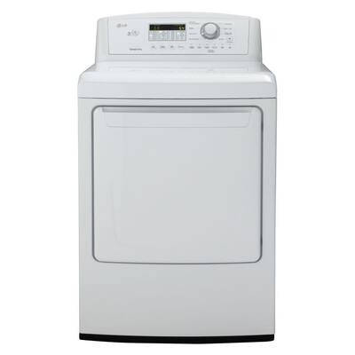 LG DLE4870W - 7.3 cu. ft. Electric Dryer in White