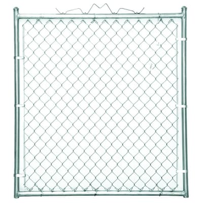  ft. W x 4 ft. H Galvanized Steel Heavy Duty WalkThrough Fence Gate