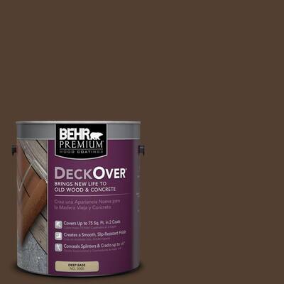 BEHR Premium DeckOver 1gal. SC111 Wood Chip Wood and Concrete 