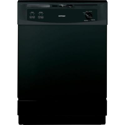 Hotpoint Dishwasher on Hotpoint Built In Dishwasher In Black Hda2000vbb At The Home Depot