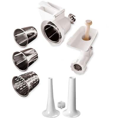 Kitchenaid Mixer Attachment Pack on Kitchenaid Rotor Slicer Shredder And Food Grinder With Sausage Stuffer