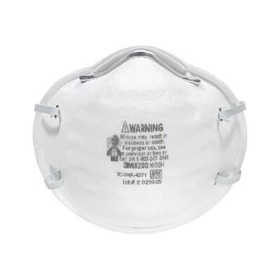 3M N95 Particulate Respirator-8200XC1-C - The Home Depot