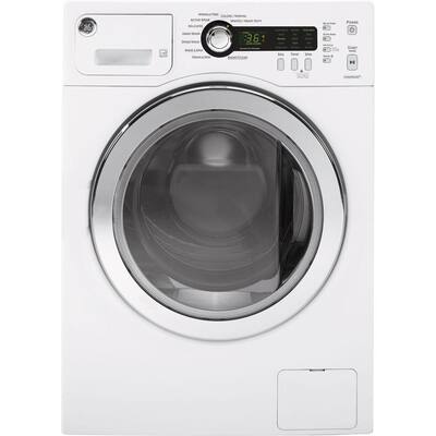 GE 2.2 cu. ft. DOE Front Load Washer in White WCVH4800KWW