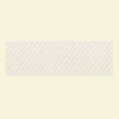 Daltile Colorbody Porcelain Identity Paramount White Fabric 4 in. x 12 in. Polished Floor Bullnose MY20S44C91P1