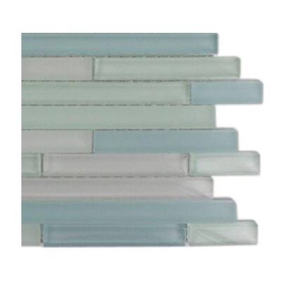 Splashback Glass Tile 6 in. x 6 in. Sample Size Temple Coast Glass Tiles Sample R3A7