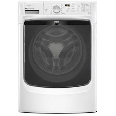 Maytag Maxima X 4.1 cu. ft. High-Efficiency Front Load Washer with Steam in White, ENERGY STAR MHW4200BW