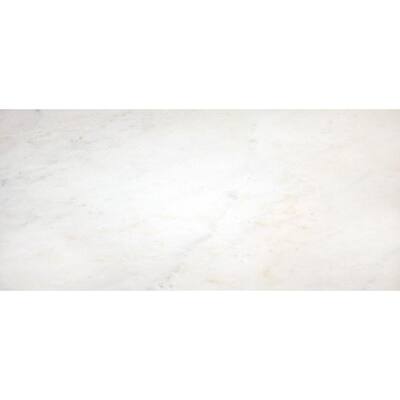 MS International Greecian White 8 in. x 12 in. Polished Marble Floor and Wall Tile (6.67 sq. ft./case) TGREWH812P