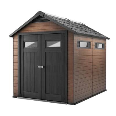  ft. x 9 ft. Wood and Plastic Composite Shed-224449 - The Home Depot