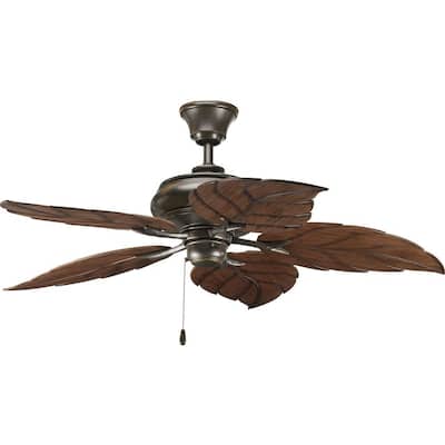 ... . Antique Bronze Indoor/Outdoor Ceiling Fan-P2526-20 - The Home Depot