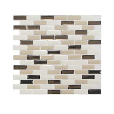 Smart Tiles 1 - Piece 9.13 in x 10.25 in Peel and Stick Murano Dune Mosaik SM1035-1