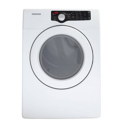 Samsung 7.3 cu. ft. Electric Dryer in White DV361EWBEWR