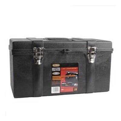 CONTICO Portable Tool Box,20"Wx9-3/4"Dx10-1/2"H Black 8200GY