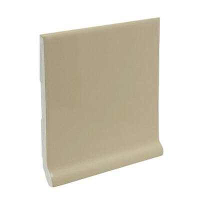 U.S. Ceramic Tile Matte Fawn 6 in. x 6 in. Ceramic Stackable /Finished Cove Base Wall Tile U285-AT3610