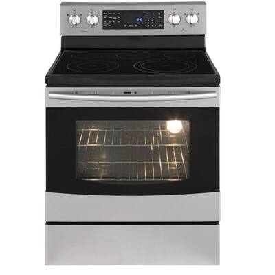 Samsung Flex Duo 5.9 cu. ft. Electric Range with Self-Cleaning Dual Convection Oven in Stainless Steel NE595R1ABSR