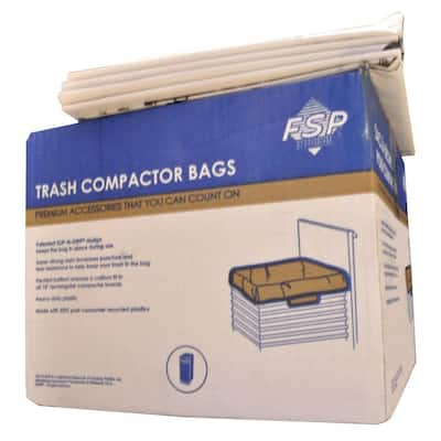 Whirlpool 18 In. Plastic Compactor Bags - 60 Pack W10165293RB