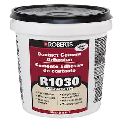 Roberts 1-qt. Contact Cement Adhesive for Cork Wall Tiles and More