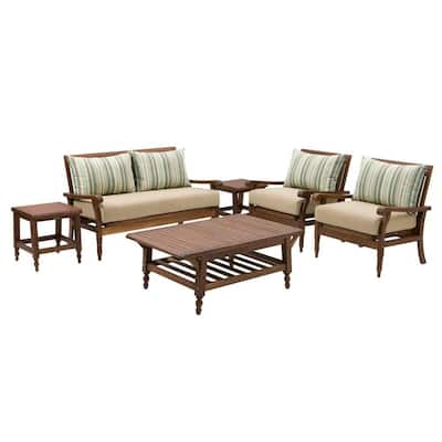 Patio Seating  on Estates 6 Piece Patio Seating Set 2423200000 At The Home Depot