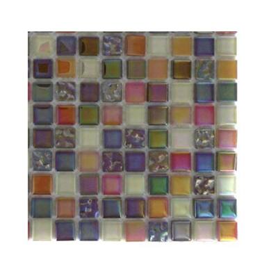 Splashback Glass Tile Capriccio Scandicci Glass Floor and Wall Tile - 6 in. x 6 in. Tile Sample L2C9 GLASS TILE